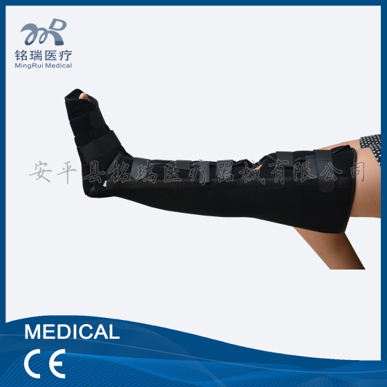 增强大腿超踝固定带小腿脚踝固定铝板固定护具股胫腓支具支架下肢矫正