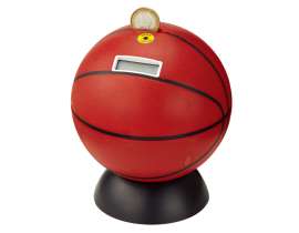 厂家直销创意篮球电子识币计数存钱罐 促销礼品 可印logo的储蓄罐