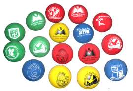 6CM空心高弹力球 手球 壁球 橡胶空心球 高品质空心球