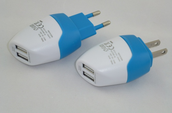 芒果5V1.5A双USB充电器